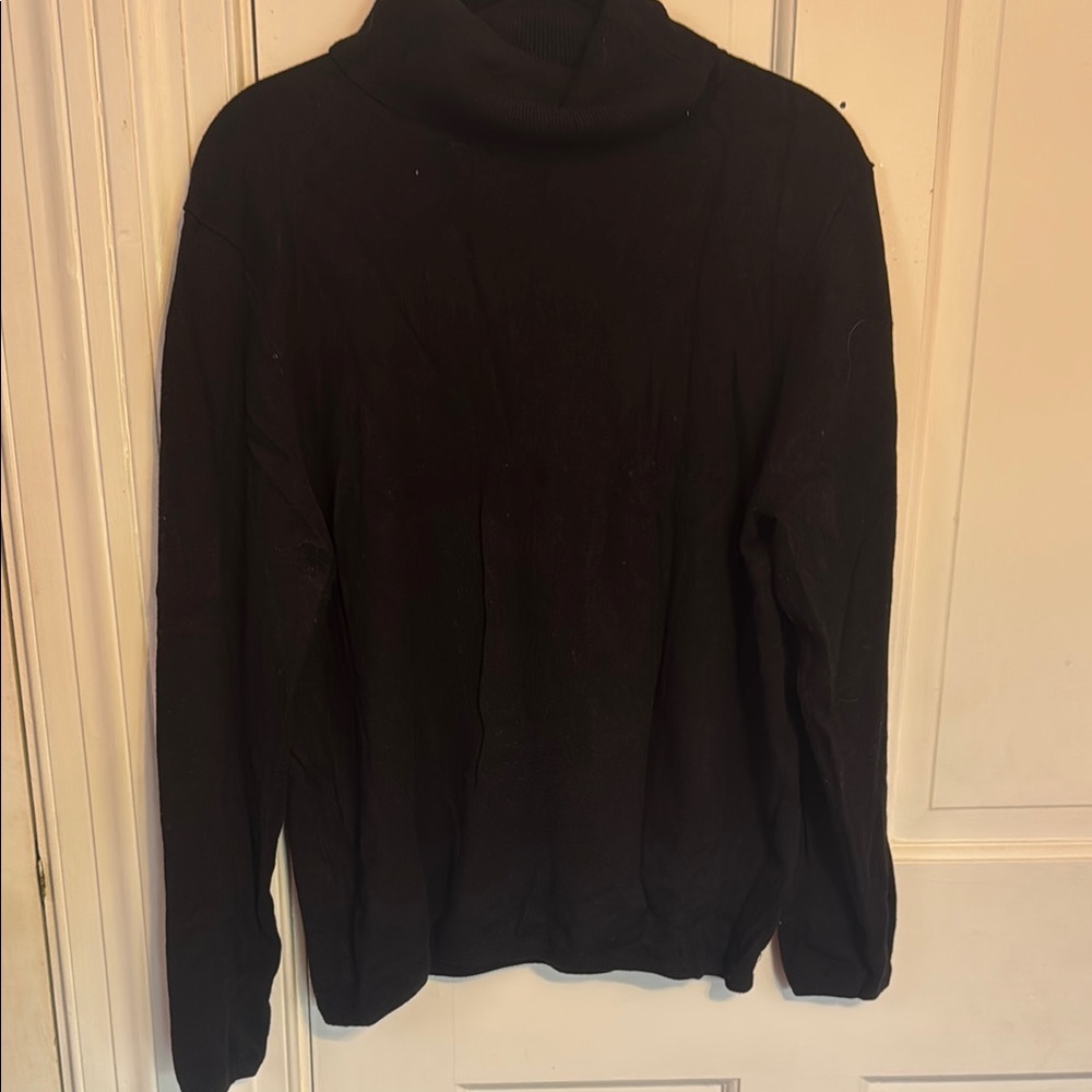 Women’s  Black Turtleneck Sweater